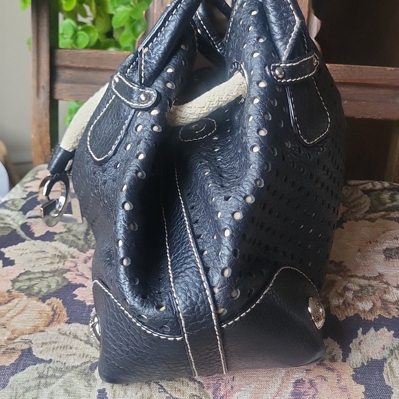 Dolce & Gabbana Runway Black and Cream Satchel - Picture 5 of 16